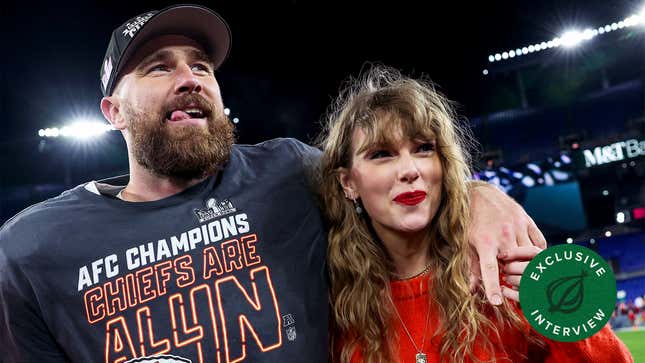 Image for article titled The Onion’s Exclusive Interview With Taylor Swift And Travis Kelce