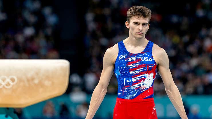 Image for Stephen Nedoroscik Under Fire After Video Shows Him Whipping Pommel Horse