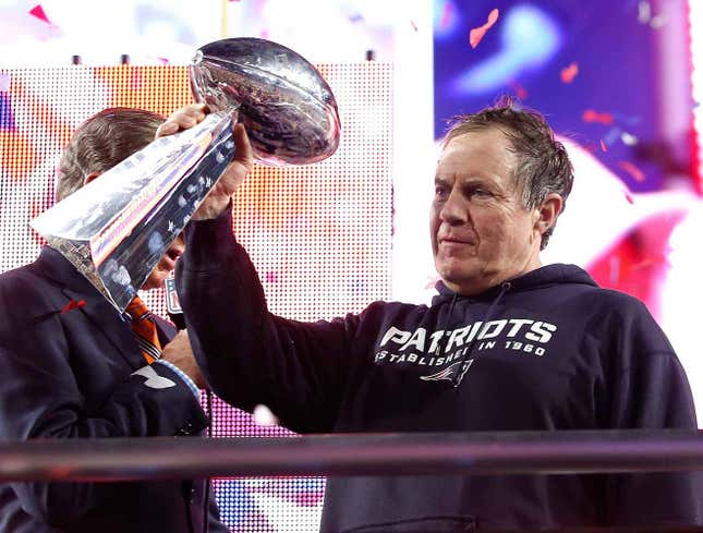 Image for article titled The Onion Looks Back On Bill Belichick’s 24,000-Year Reign Of Darkness