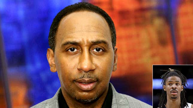 Image for article titled Stephen A. Smith Blasts Ja Morant For Poor Gun-Handling Fundamentals