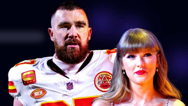 Image for article titled The Onion’s Exclusive Interview With Taylor Swift And Travis Kelce