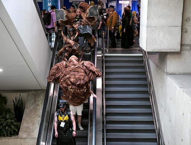 Image for article titled Comic Convention Stairs Go Unused