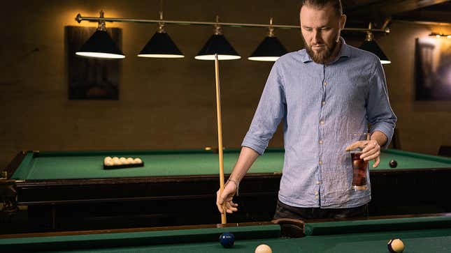 Image for article titled Foreign Guy Slamming Diet Cokes At Bar Absolutely Dominating Pool Table