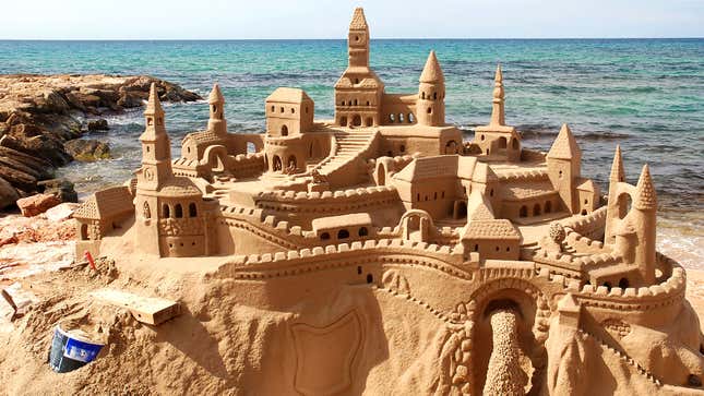 Image for article titled Waterfront Sand Castle