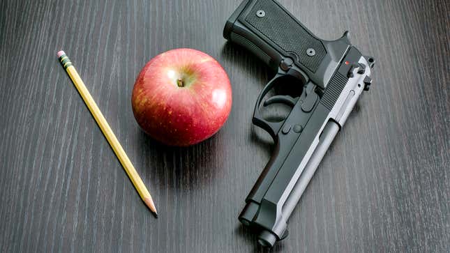 Image for article titled Teachers Explain Why They Need To Carry Guns In The Classroom