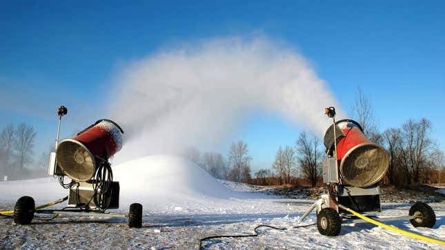 Image for article titled How Artificial Snow Is Made