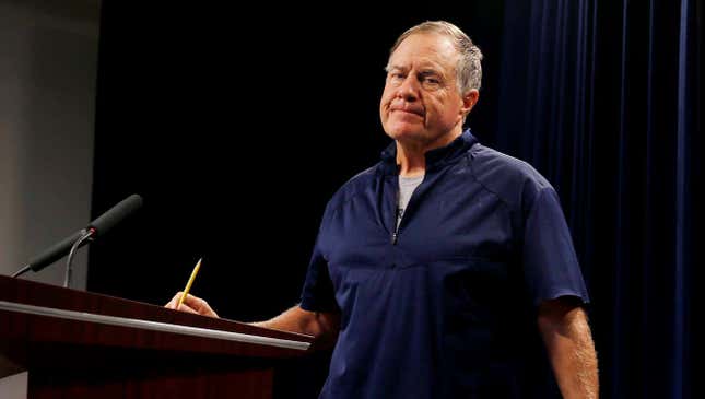 Image for article titled The Onion Looks Back On Bill Belichick’s 24,000-Year Reign Of Darkness