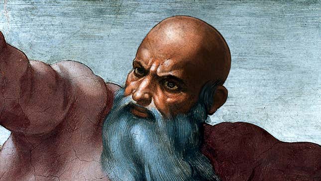 Image for article titled God Forced To Shave Head After Contracting Plague Of Lice